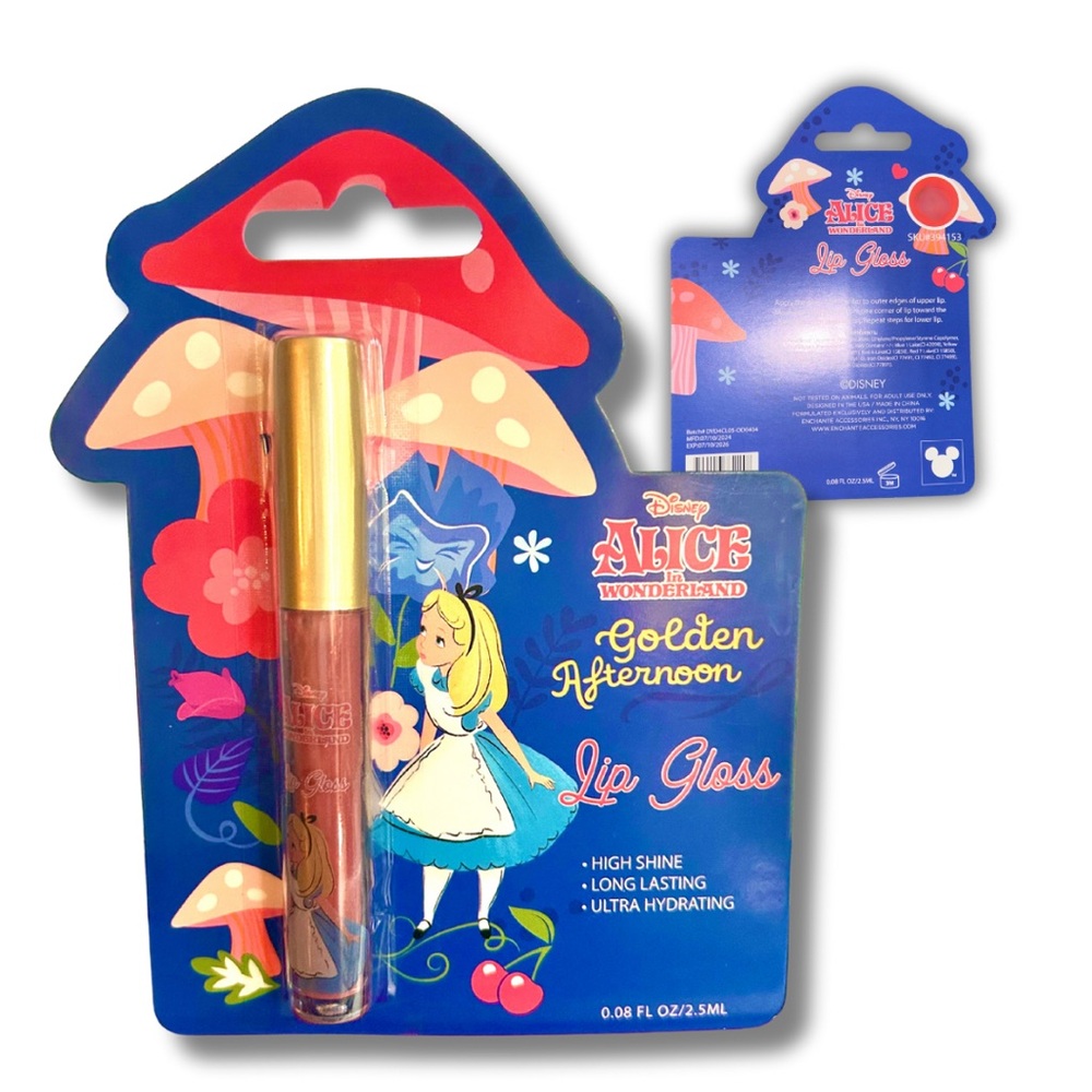 💙🐰Disney Alice in Wonderland Lip Gloss Lot - Picture 3 of 6